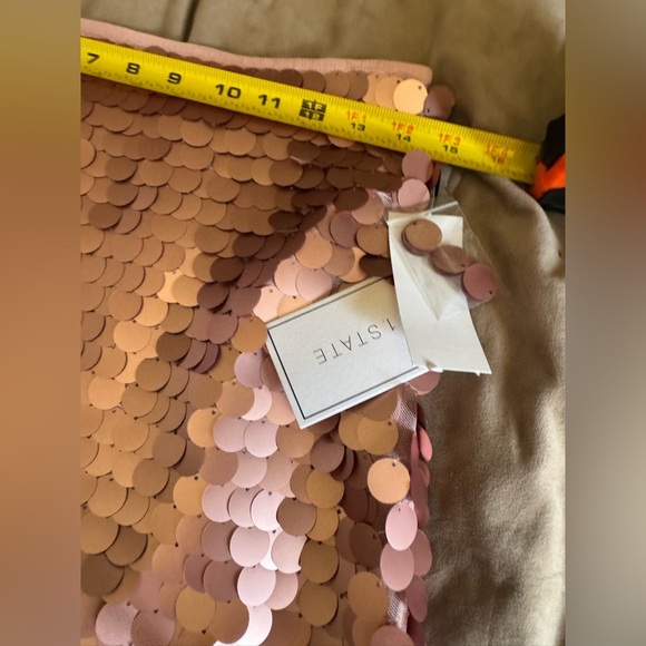 1.state Pink Sequin Skirt - Picture 6 of 6